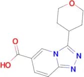 3-(Oxan-4-yl)-[1,2,4]triazolo[4,3-a]pyridine-6-carboxylic acid
