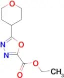 Ethyl 5-(oxan-4-yl)-1,3,4-oxadiazole-2-carboxylate