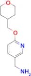[6-(Oxan-4-ylmethoxy)pyridin-3-yl]methanamine