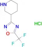 3-[5-(Trifluoromethyl)-1,2,4-oxadiazol-3-yl]piperidine hydrochloride