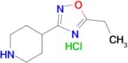 4-(5-Ethyl-1,2,4-oxadiazol-3-yl)piperidine hydrochloride