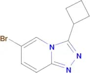 6-Bromo-3-cyclobutyl-[1,2,4]triazolo[4,3-a]pyridine