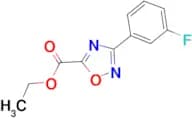 Ethyl 3-(3-fluorophenyl)-1,2,4-oxadiazole-5-carboxylate