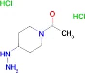 1-(4-Hydrazinylpiperidin-1-yl)ethan-1-one dihydrochloride