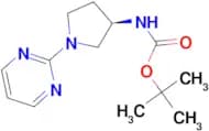 tert-Butyl N-[(3R)-1-(pyrimidin-2-yl)pyrrolidin-3-yl]carbamate