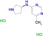 6-Methyl-N-[(3S)-pyrrolidin-3-yl]pyrimidin-4-amine dihydrochloride