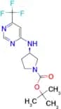 tert-Butyl (3R)-3-{[6-(trifluoromethyl)pyrimidin-4-yl]amino}pyrrolidine-1-carboxylate