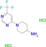 1-[6-(Trifluoromethyl)pyrimidin-4-yl]piperidin-4-amine dihydrochloride