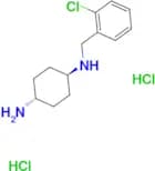 (1R*,4R*)-N1-(2-Chlorobenzyl)cyclohexane-1,4-diamine dihydrochloride