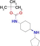 Tert-Butyl (1R*,4R*)-4-(cyclopentylamino)cyclohexylcarbamate