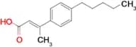 (E)-3-(4-pentylphenyl)but-2-enoic acid