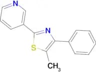 5-Methyl-4-phenyl-2-(3-pyridyl)thiazole