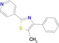 5-Methyl-4-phenyl-2-(4-pyridyl)thiazole