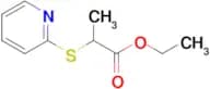 Ethyl 2-(pyridin-2-ylsulfanyl)propanoate