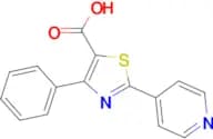 4-Phenyl-2-(4-pyridyl)thiazole-5-carboxylic acid