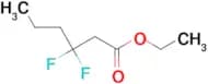 3,3-Difluorohexanoic acid ethyl ester (stabilised over Potassium Carbonate)