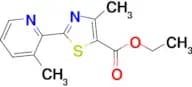 Ethyl 2-(3-Methyl-2-pyridyl)-4-methylthiazole-5-carboxylate