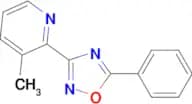 3-(3-Methyl-2-pyridyl)-5-phenyl-1,2,4-oxadiazole