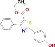 Ethyl 2-(4-hydroxyphenyl)-4-phenylthiazole-5-carboxylate