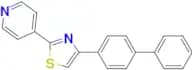 4-(4-Biphenylyl)-2-(4-pyridyl)thiazole