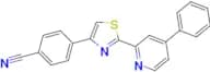 4-(4-Cyanophenyl)-2-(4-phenyl-2-pyridyl)thiazole