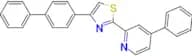 4-(4-Biphenylyl)-2-(4-phenyl-2-pyridyl)thiazole