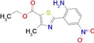 Ethyl 2-(2-amino-5-nitrophenyl)-4-methylthiazole-5-carboxylate