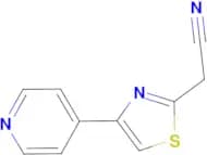 [4-(4-Pyridyl)thiazole-2-yl]acetonitrile