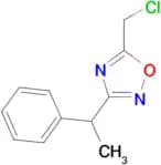 5-(Chloromethyl)-3-[(1-phenyl)ethyl]-1,2,4-oxadiazole
