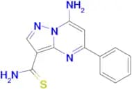 7-Amino-5-phenylpyrazolo[1,5-a]pyrimidine-3-thiocarboxamide