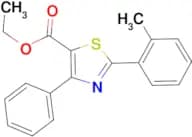 Ethyl 2-(2-tolyl)-4-phenylthiazole-5-carboxylate