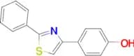 2-Phenyl-4-(4-hydroxyphenyl)thiazole