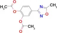 3-(3,4-Diacetoxyphenyl)-5-methyl-1,2,4-oxadiazole