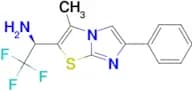 (1R)-2,2,2-Trifluoro-1-{3-methyl-6-phenylimidazo-[2,1-b][1,3]thiazol-2-yl}ethan-1-amine