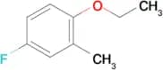 1-Ethoxy-4-fluoro-2-methylbenzene
