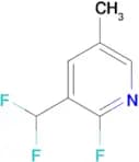 2-Fluoro-3-(difluoromethyl)-5-methylpyridine