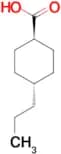 trans-4-n-Propylcyclohexanecarboxylic acid; >99%