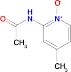 2-Acetamido-4-methylpyridin-1-ium-1-olate