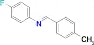 (E)-4-Fluoro-N-[(4-methylphenyl)methylidene]aniline