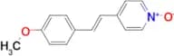 4-[(E)-2-(4-Methoxyphenyl)ethenyl]pyridin-1-ium-1-olate