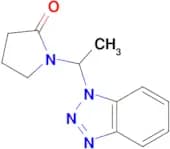 1-[1-(1H-1,2,3-Benzotriazol-1-yl)ethyl]pyrrolidin-2-one