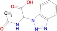 2-(1H-1,2,3-Benzotriazol-1-yl)-2-acetamidoacetic acid