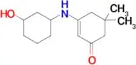 3-[(3-Hydroxycyclohexyl)amino]-5,5-dimethylcyclohex-2-en-1-one