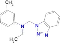 N-(1H-1,2,3-Benzotriazol-1-ylmethyl)-N-ethyl-3-methylaniline