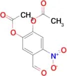 2-(Acetyloxy)-5-formyl-4-nitrophenyl acetate