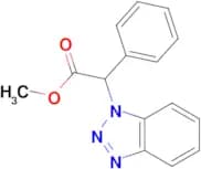 Methyl 2-(1H-benzo[d][1,2,3]triazol-1-yl)-2-phenylacetate