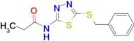 N-[5-(Benzylsulfanyl)-1,3,4-thiadiazol-2-yl]propanamide