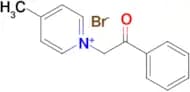 4-Methyl-1-(2-oxo-2-phenylethyl)pyridin-1-ium bromide