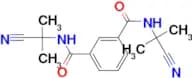 N1,N3-Bis(1-cyano-1-methylethyl)benzene-1,3-dicarboxamide