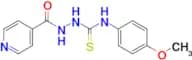 N-{[(4-Methoxyphenyl)carbamothioyl]amino}pyridine-4-carboxamide